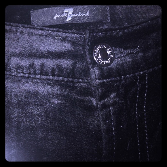 7 For All Mankind Velvet ankle skinny - Picture 2 of 8